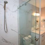 Image of Bathroom Shower and Cabinet