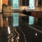 Side View of the Luxurious Kitchen Countertop